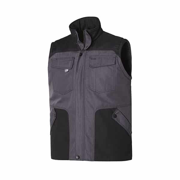 Gilet matelassé Outforce Elite Molinel vue de face gris foncé
