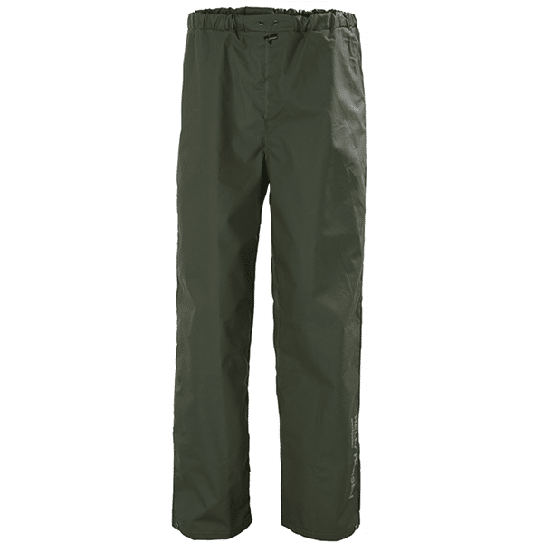 Pantalon de pluie imperméable Manchester Helly Hansen vue de face vert khaki
