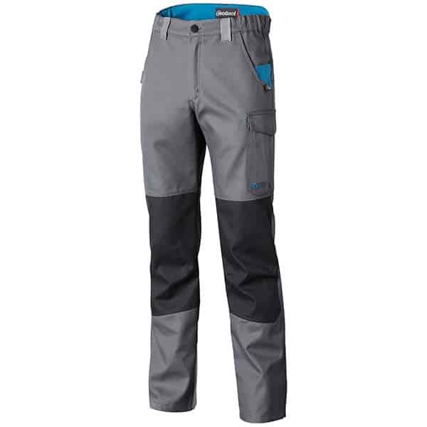 Pantalon de travail B-rok Molinel vue de coté avant gris foncé