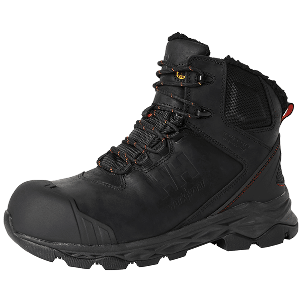 Chaussures de travail montantes d'hivers Oxford SZ S3 HT Helly Hansen vue du coté noir
