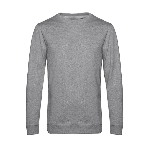 Sweat col rond homme Set in B&C vue de face gris