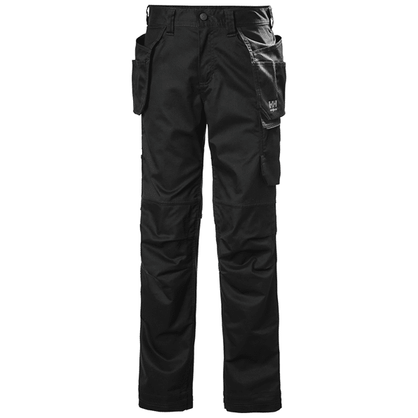 Pantalon de travail femme W Manchester Construction Helly Hansen vu face noire