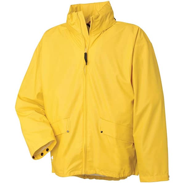 Veste de Pluie imperméable Voss - Helly Hansen vue de face jaune