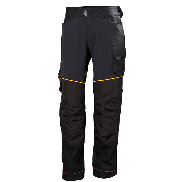 Pantalon de travail Chelsea Evolution Work Helly Hansen vue de face noir