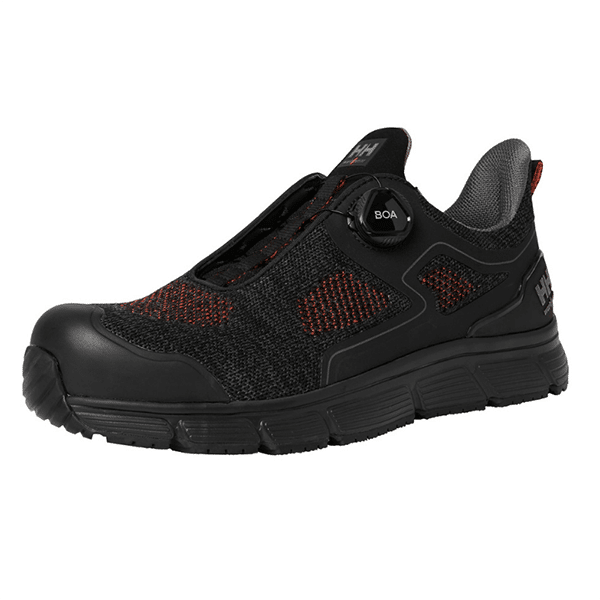 Baskets de sécurité Kensington basses BOA S1P Helly Hansen vue de coté noir