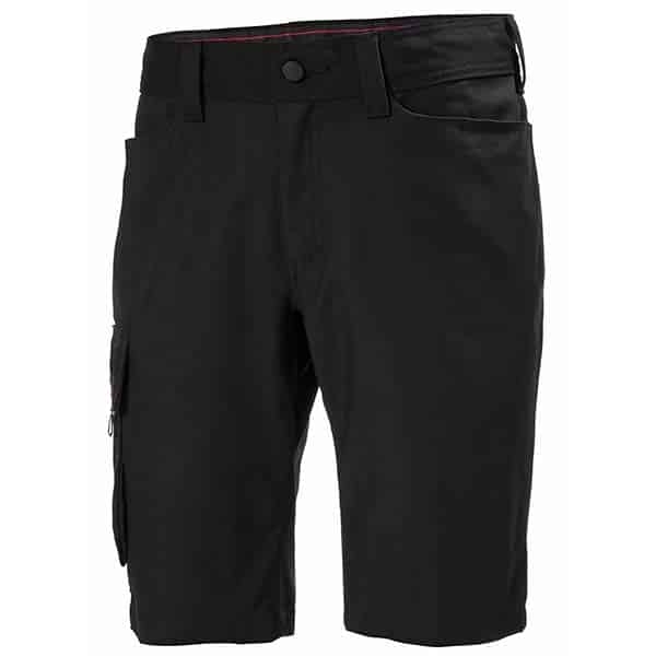 Short de travail Oxford Helly Hansen vu de face noir