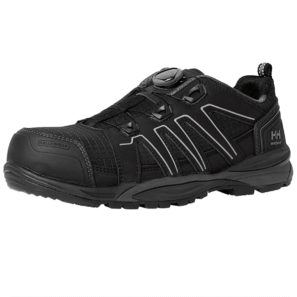 Chaussures de sécurité basses Manchester BOA S3 Helly Hansen vue du coté noir
