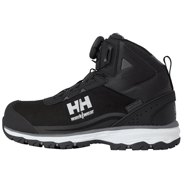 Baskets de sécurité montantes Luna 2 BOA S3 HT Helly Hansen vue du coté noir