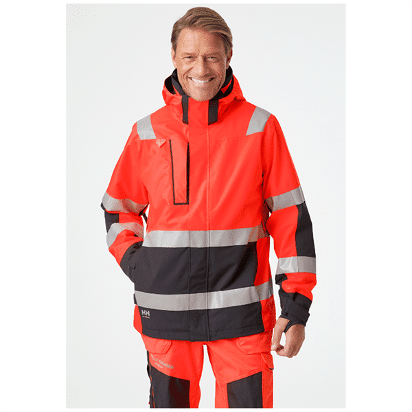 ROUGE FLUO / ÉBÈNE