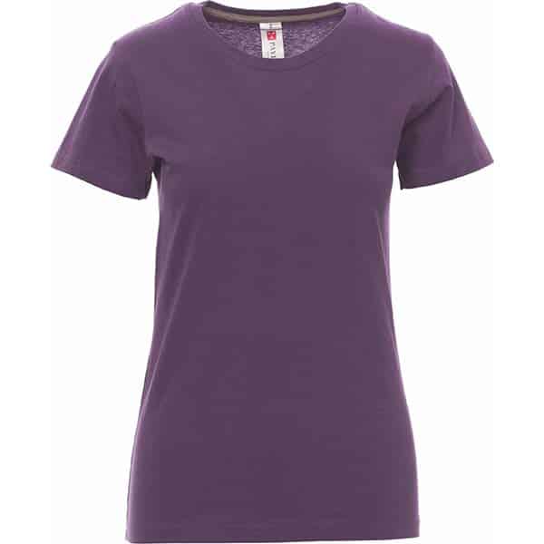 T-shirt Sunset Lady Payper vue de face violet