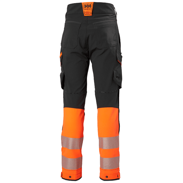 ORANGE FLUO / ÉBÈNE