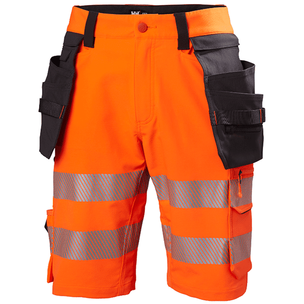 ORANGE FLUO / ÉBÈNE