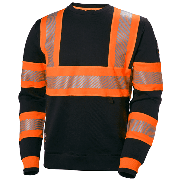 ORANGE FLUO / ÉBÈNE