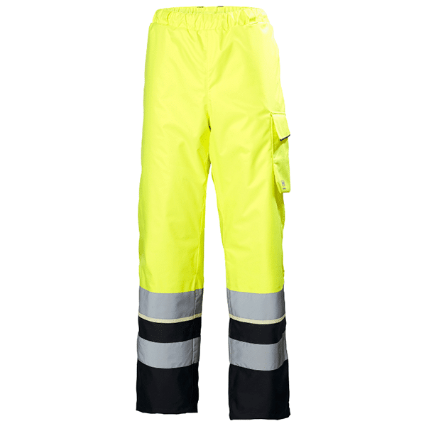 Pantalon de pluie haute visibilité UC-ME CL 2 - Helly Hansen vue face vert