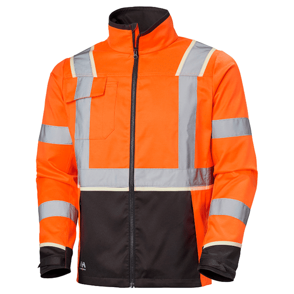ORANGE FLUO / ÉBÈNE
