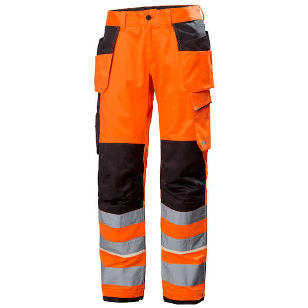 ORANGE FLUO / ÉBÈNE