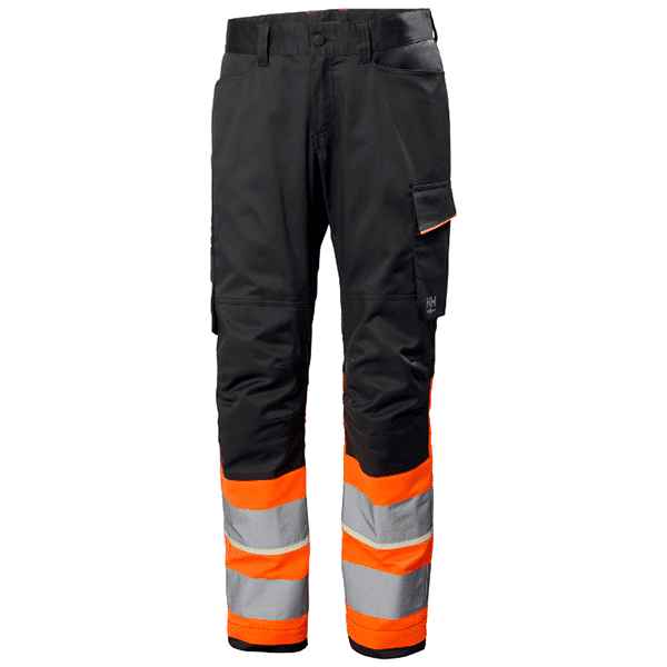 ORANGE FLUO / ÉBÈNE