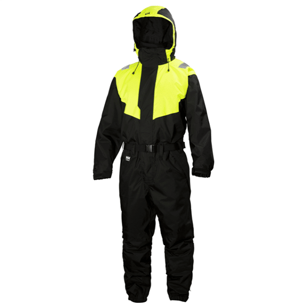 Combinaison de travail Leknes - Helly Hansen vue face vert noir