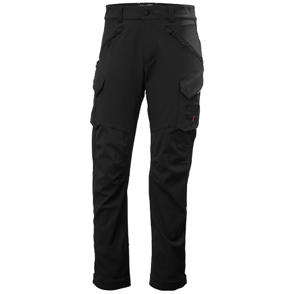 Pantalon de travail Magni Evolution Cargo Helly Hansen vue de face noir