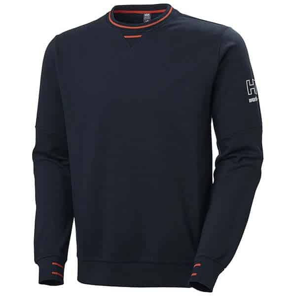 Sweat col rond Kensington Helly Hansen vu de face bleu