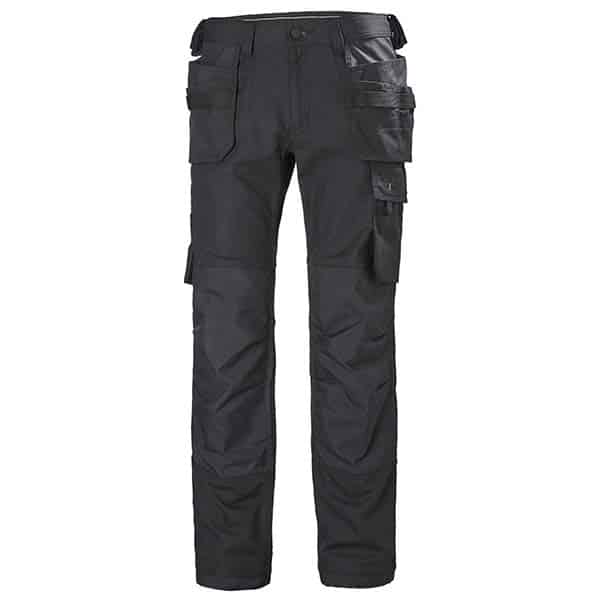 Pantalon de travail Oxford Construction - Helly Hansen vue face noir