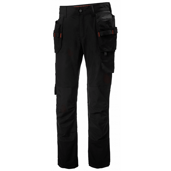 Pantalon de travail femme W Luna Construction Helly Hansen vu face noir