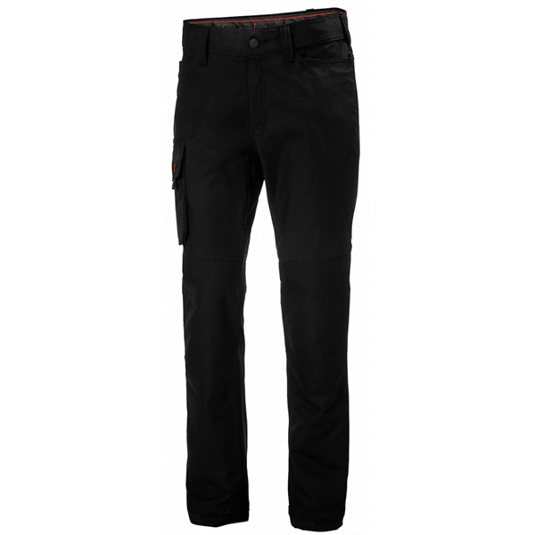 Pantalon de travail femme W Luna Service Helly Hansen vu face noir