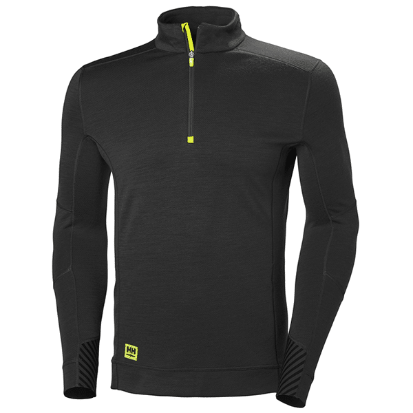 Sous Vêtement thermique col zippé Lifa Helly Hansen vue de face