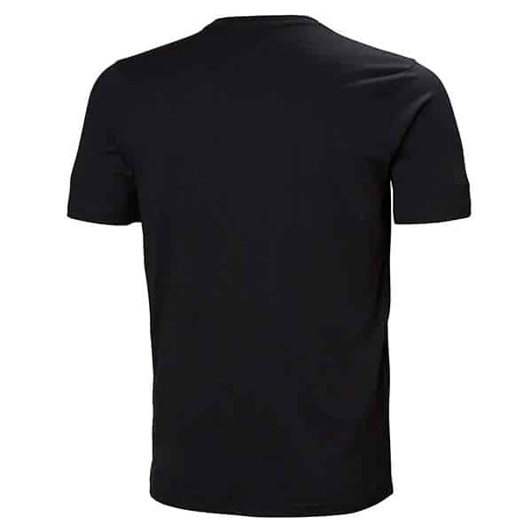 T-shirt de travail Manchester Helly Hansen vue de dos noir