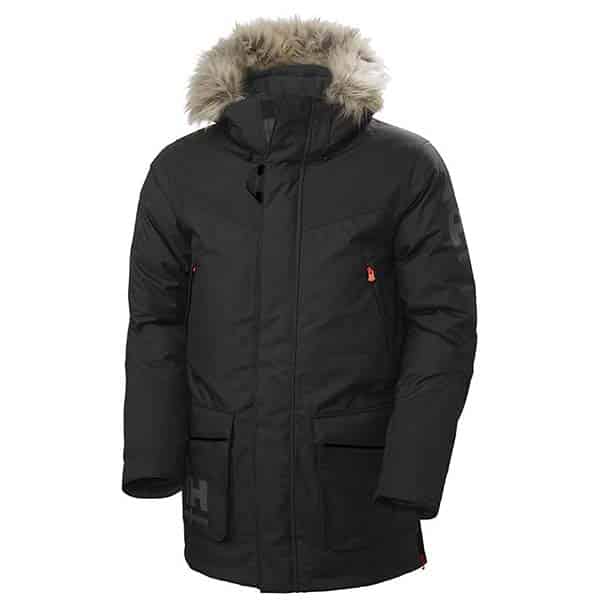Parka de travail hiver Bifrost Helly Hansen vue de face noir