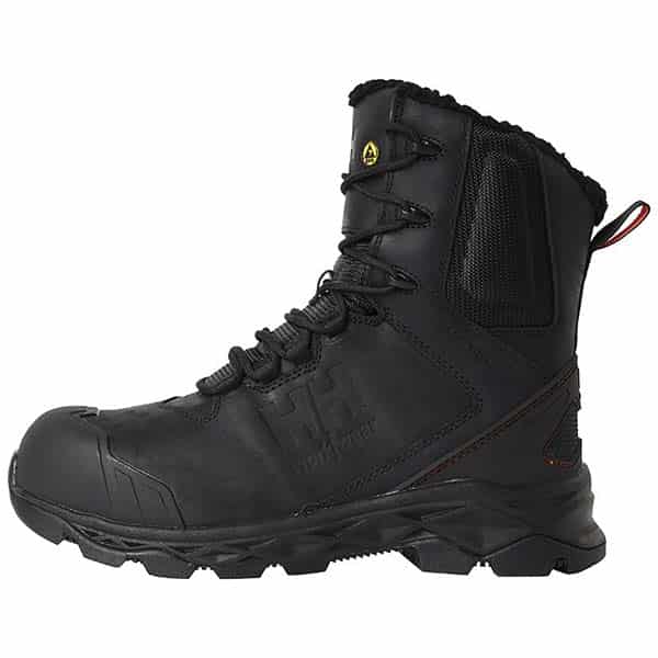 Chaussures de sécurité montantes d'hiver Oxford SZ S3 Helly Hansen vue de coté noir