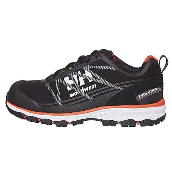 Chaussures de sécurité basses W Luna S3 Helly Hansen vue de coté noir