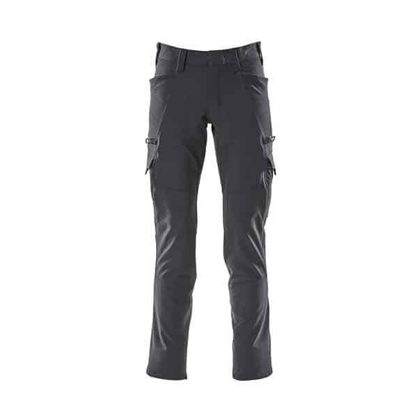Pantalon de travail Stretch Accelerate Mascot vue de face gris