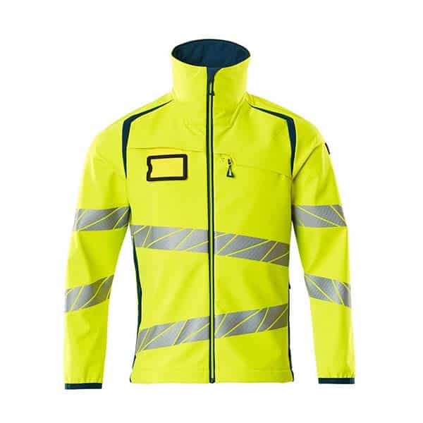 JAUNE FLUO / BLEU MARINE