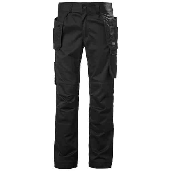 Pantalon de travail Manchester Construction Helly Hansen vu face noire