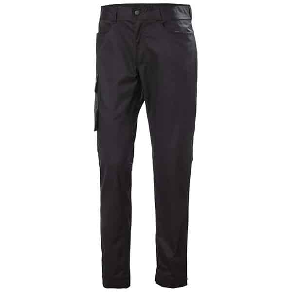 Pantalon de travail Manchester service Helly Hansen vu face noir