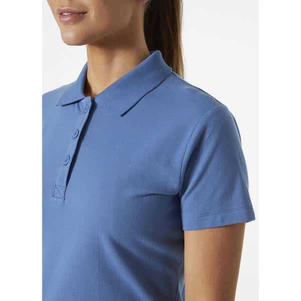 Polo travail femme W Manchester Classic Helly Hansen vu col rouge
