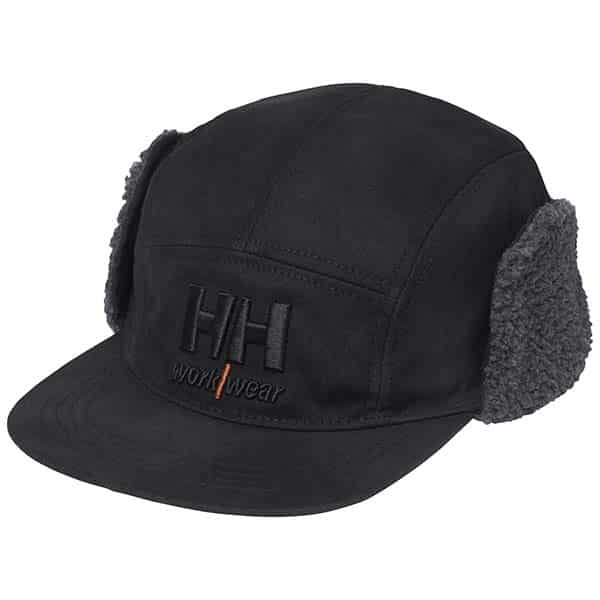 Chapka trappeur Oxford - Helly Hansen noir vue de face
