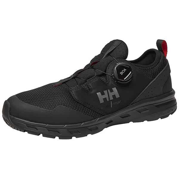Chaussures de travail Chelsea évolution BOA O1 Helly Hansen vue de coté noir