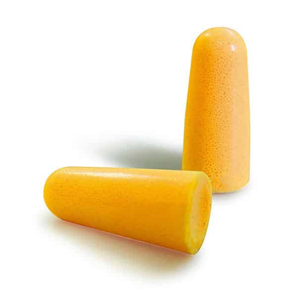 Bouchons d'oreilles Bip 200 pièces Coverguard vue de face orange