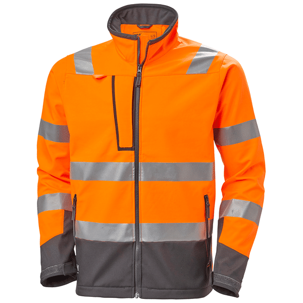 ORANGE FLUO / ÉBÈNE