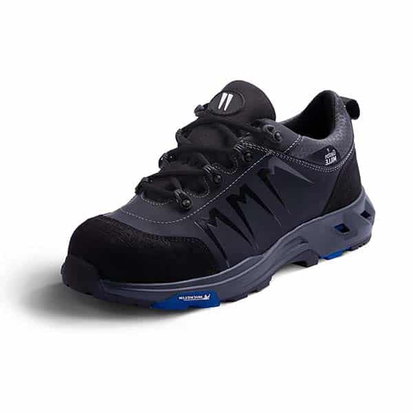 Chaussures de sécurité basses Addict S3 Gaston Mille vue de coté noir