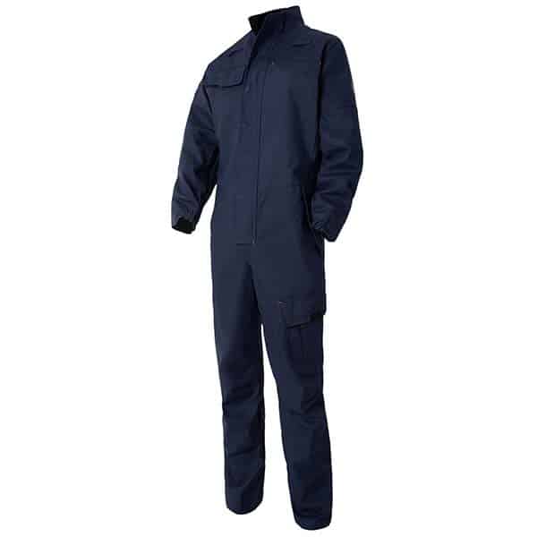 Combinaison multirisques Invict 5S+ Molinel vue de face BLEU MARINE FONCÉ