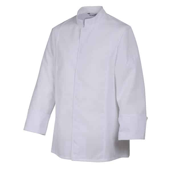 Veste de cuisine mixte manches longues Siaka Robur BLANC VUE DE FACE