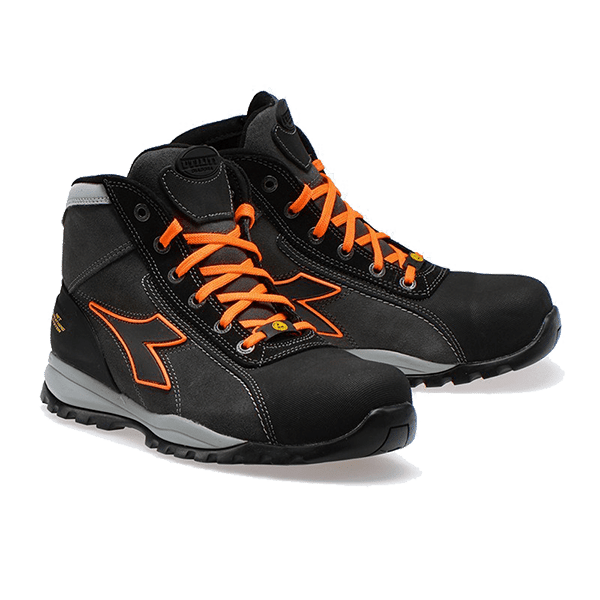 Chaussures de sécurité montantes Glove Net mid S3 HRO SRA ESD Diadora orange