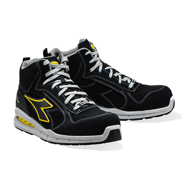 Chaussures de sécurité montantes Run Net Airbox mid S3 SRC Diadora noir