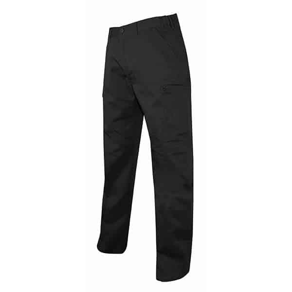 Pantalon de travail multipoches LMA vue de face noir