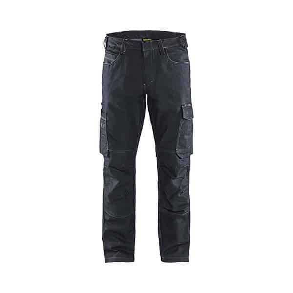 Pantalon maintenance denim+ stretch 2D - Blaklader vue de face