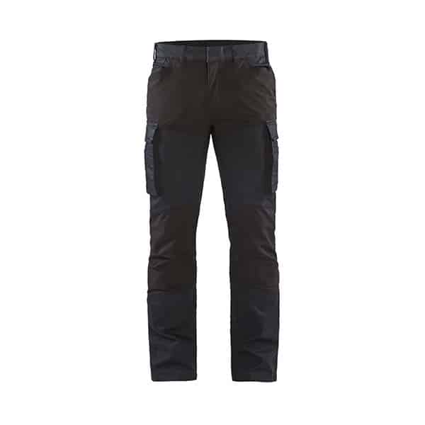 Pantalon maintenance denim stretch 2D Blaklader vue de face