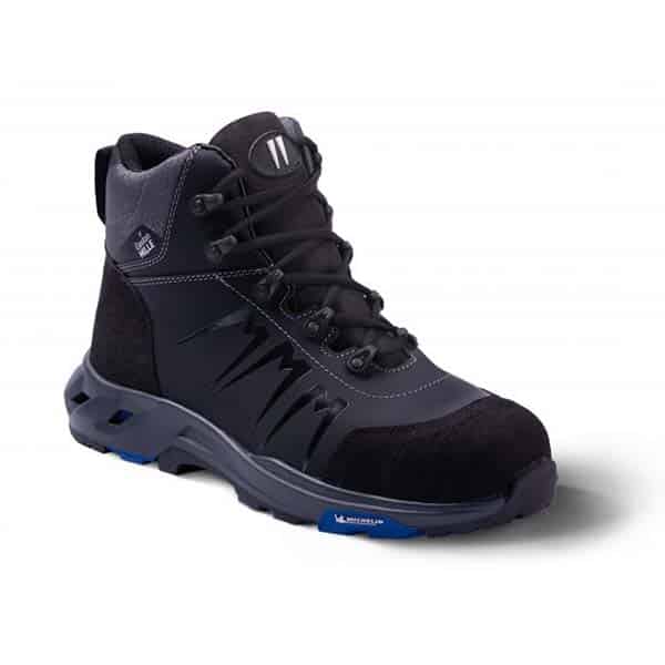 Chaussures de sécurité montantes Homme Top Addict Black S3 HRO SRC HI CI Gaston Mille vue de 3:4 face